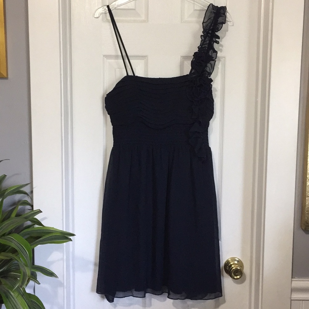 🛎 Navy blue wedding cocktail dress Large (&S)